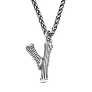 Unique Men's Initial A - Z Necklace