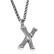 Unique Men's Initial A - Z Necklace