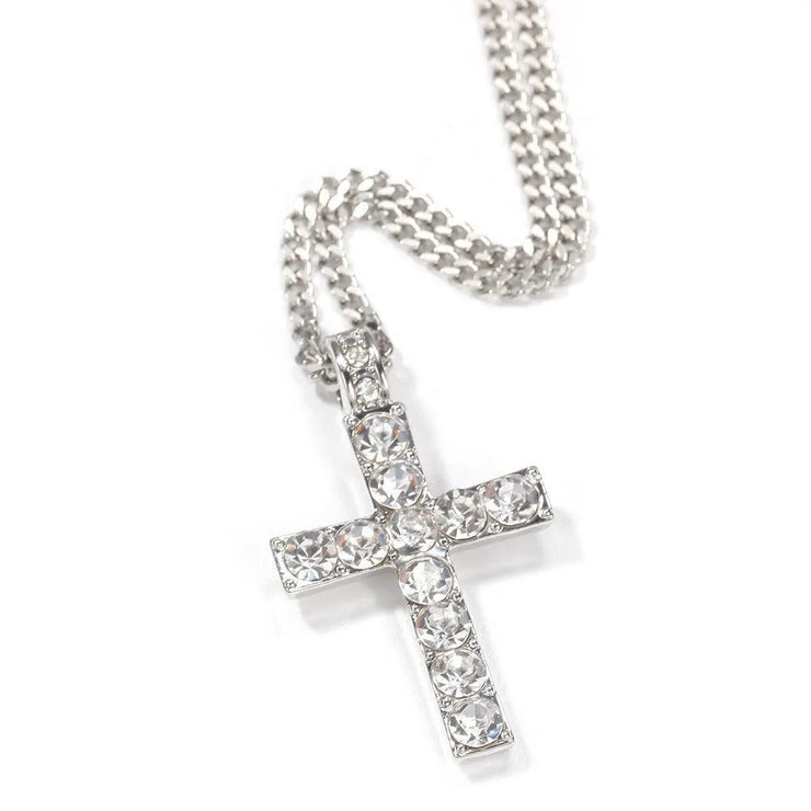 Hip Hop Men's Classic Cross Pendant