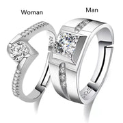 Heart-shaped Couple Rings