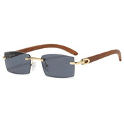 Men's Sunglasses Clear Rimless