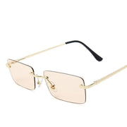 Rimless Women's Square Sunglasses