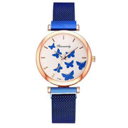 Butterfly Dial Quartz Watch Set