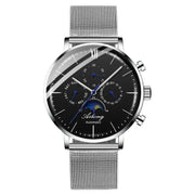 Men's Automatic Mechanical Wristwatch Leather Band