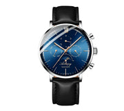 Men's Automatic Mechanical Wristwatch Leather Band