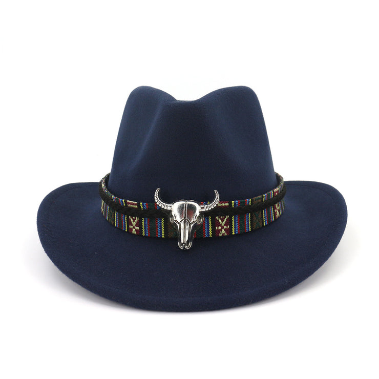 Longhorn Emblem Cowboy Hat