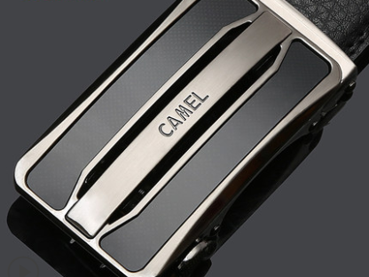 Men's Leather Casual Automatic Buckle Belt