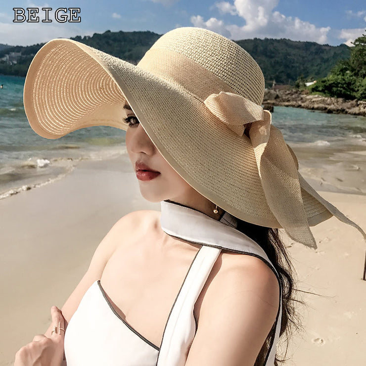 Women's Seaside Big Brim Beach Straw Hat