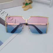 Vintage Lady Oversize Square Sunglasses