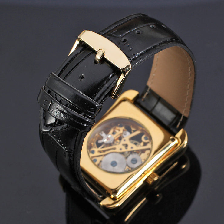 Men's Casual Swiss Hollow Mechanical Wristwatch