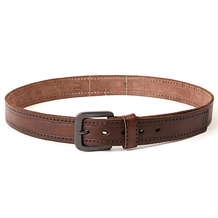 Genuine Cowhide Men's Leather Belt
