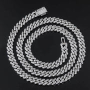 Flap Buckle Single Row Cuban Chain Necklace