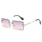 Rimless Women's Square Sunglasses
