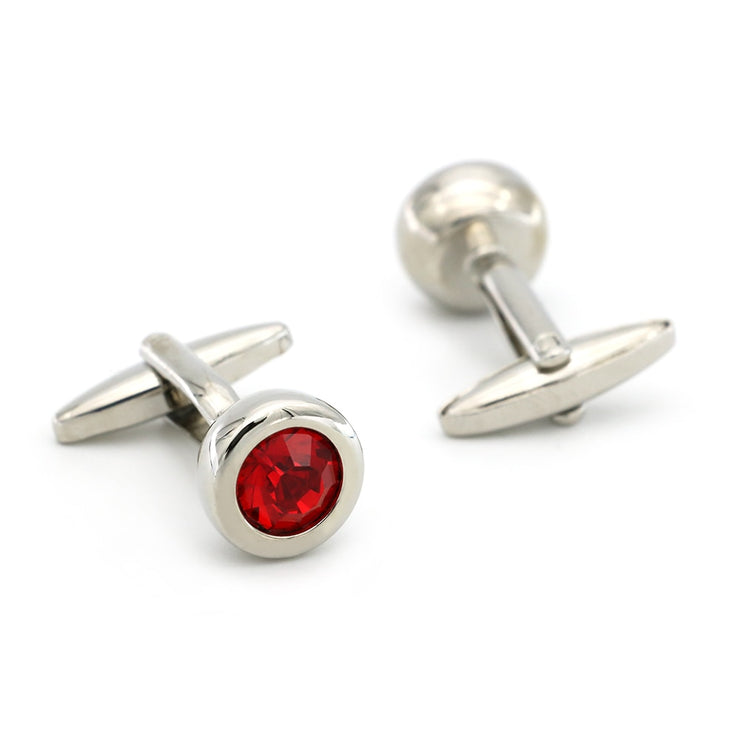 Crystal Tie Clips and Cufflinks