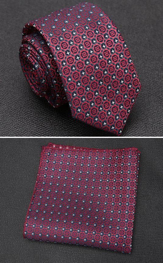 Neck Tie Set Hanky and Tie Multiple Color Options